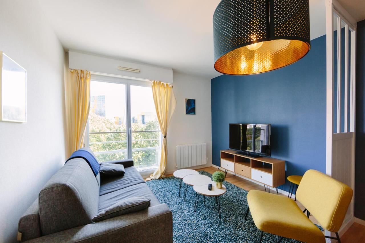 L'Idylle : T2 De Standing Avec Parking - Gare/Cite Des Congres/Lieu Unique Apartman Nantes Kültér fotó