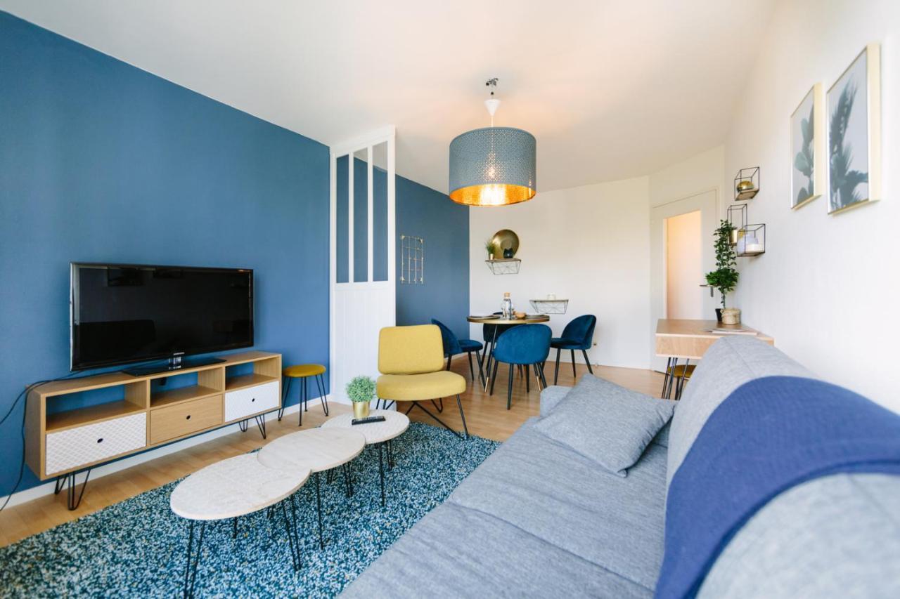 L'Idylle : T2 De Standing Avec Parking - Gare/Cite Des Congres/Lieu Unique Apartman Nantes Kültér fotó